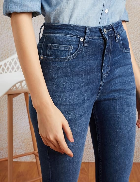 Amazon Brand - Symbol Women's Skinny Fit Jeans (High Rise | Ankle Length | Stretchable Fabric) - Image 4